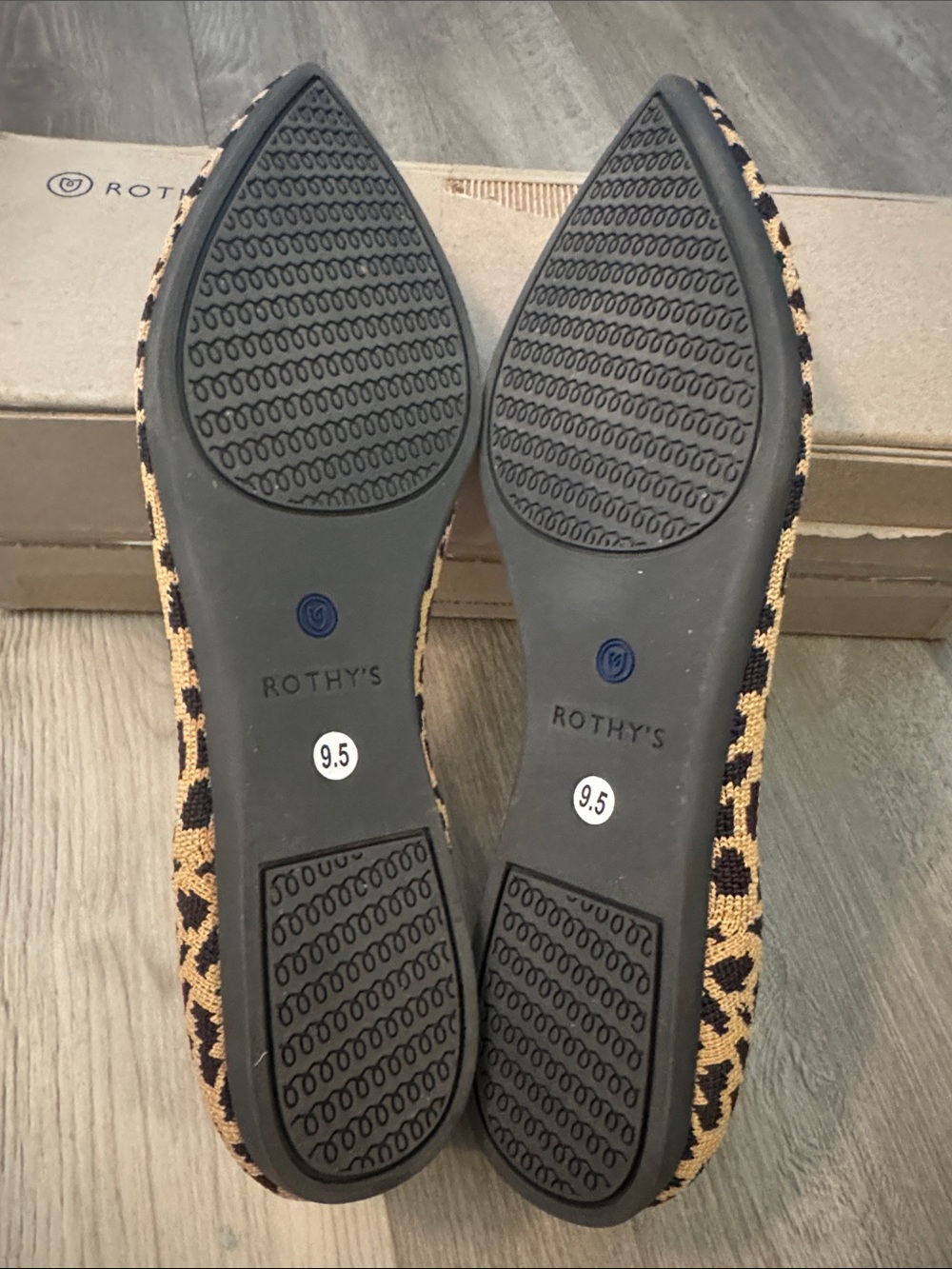 NWB. Rothy’s Leopard print Pointy toe - Picture 2 of 3
